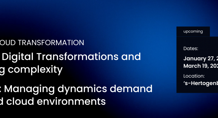 Session Digital Transformations and managing complexity