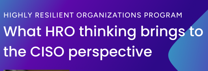 Your Insights Needed: Join the HRO Program Survey Your Insights Needed: Join the HRO Program Survey